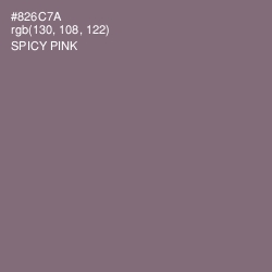 #826C7A - Spicy Pink Color Image